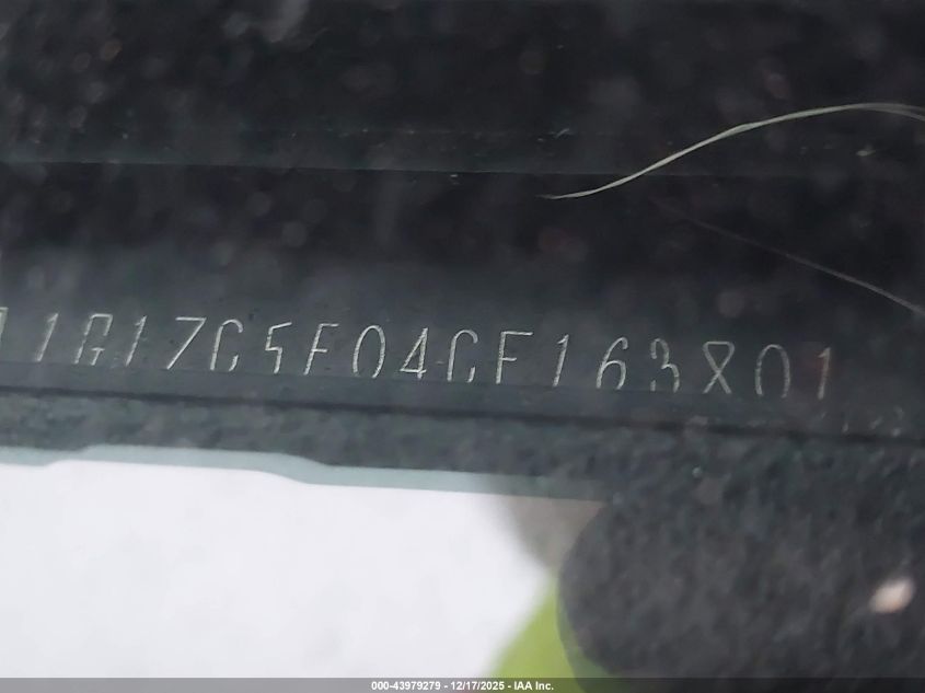 2012 Chevrolet Malibu 1Lt VIN: 1G1ZC5E04CF163801 Lot: 43979279