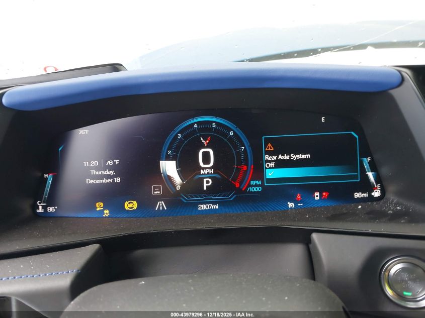 2026 Chevrolet Corvette Z06 , 3Lz, Rwd VIN: 1G1YF3D36T5600769 Lot: 43979296