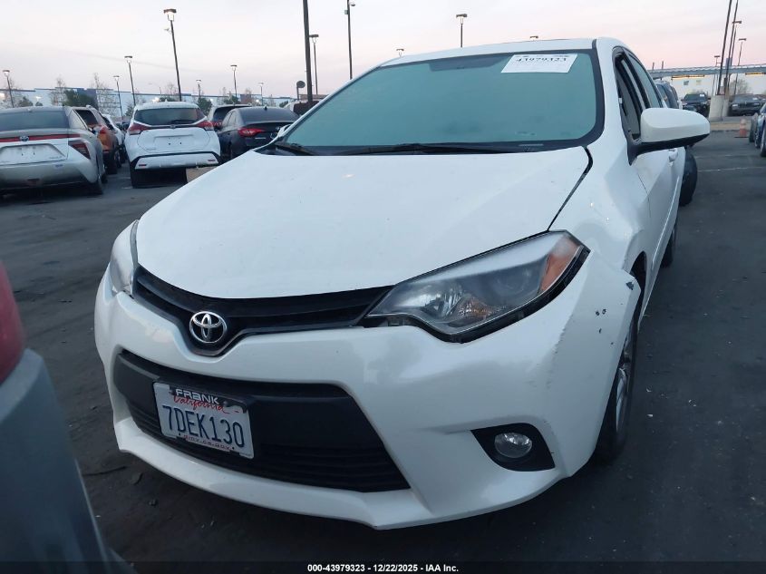 2014 Toyota Corolla Le Eco Premium VIN: 5YFBPRHE6EP023692 Lot: 43979323