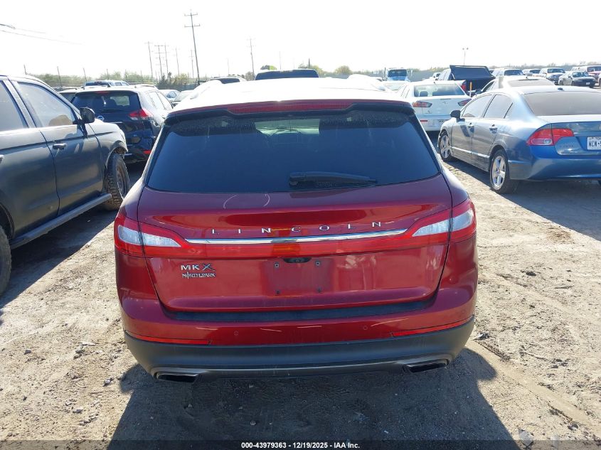 2016 Lincoln Mkx Select VIN: 2LMTJ6KR0GBL63917 Lot: 43979363