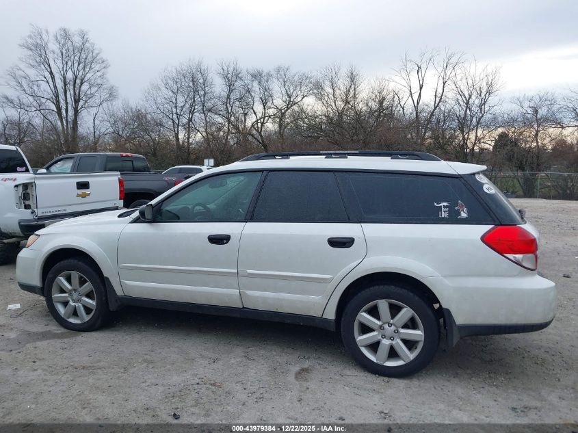 2009 Subaru Outback 2.5I VIN: 4S4BP61C297344476 Lot: 43979384