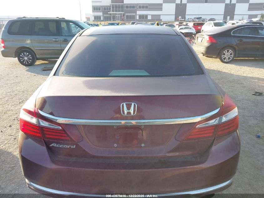 2016 Honda Accord Lx VIN: 1HGCR2F3XGA092367 Lot: 43979416