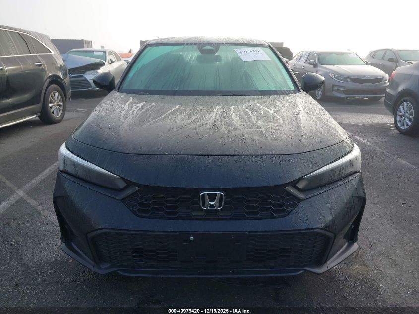 2025 Honda Civic Sport VIN: 2HGFE2F55SH575513 Lot: 43979420