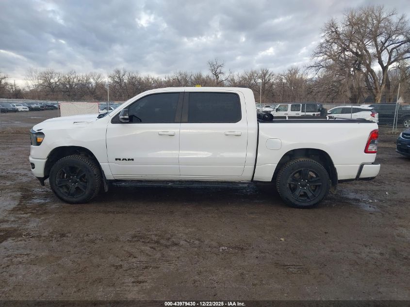 2021 Ram 1500 Big Horn 4X4 5'7 Box VIN: 1C6SRFFT2MN736179 Lot: 43979430