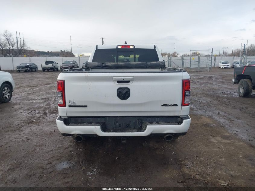 2021 Ram 1500 Big Horn 4X4 5'7 Box VIN: 1C6SRFFT2MN736179 Lot: 43979430