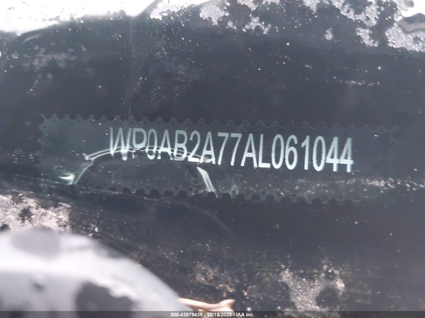 2010 Porsche Panamera S VIN: WP0AB2A77AL061044 Lot: 43979439