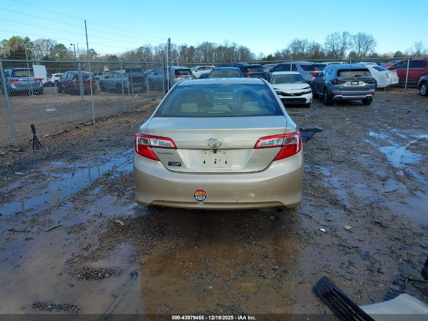 2012 Toyota Camry L VIN: 4T4BF1FK4CR183486 Lot: 43979458