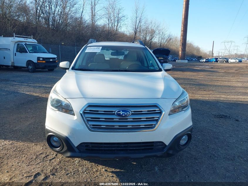 2016 Subaru Outback 2.5I Premium VIN: 4S4BSAHC0G3305350 Lot: 43979490