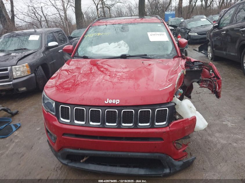 2018 Jeep Compass Latitude 4X4 VIN: 3C4NJDBB3JT191636 Lot: 43979495