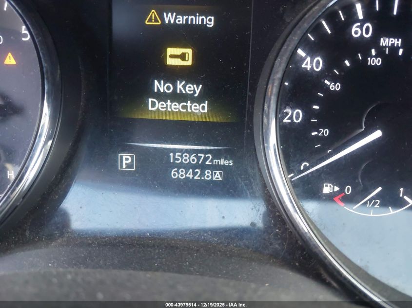 2016 Nissan Rogue Sv VIN: 5N1AT2MV7GC758807 Lot: 43979514