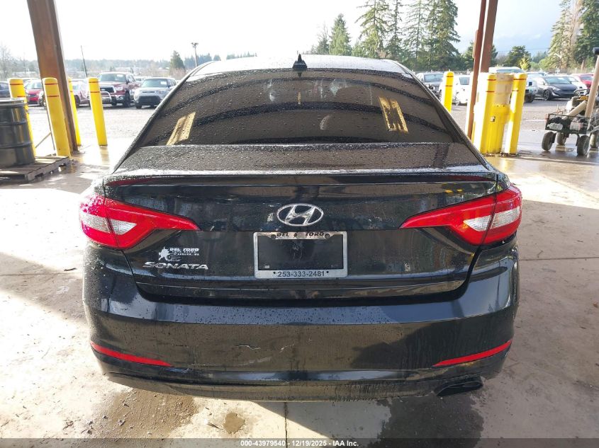 2017 Hyundai Sonata Se VIN: 5NPE24AF4HH524941 Lot: 43979540