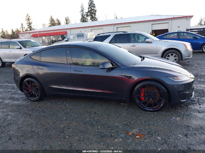 2024 Tesla Model 3 Performance All-Wheel Drive VIN: 5YJ3E1ET4RF767789 Lot: 43979562