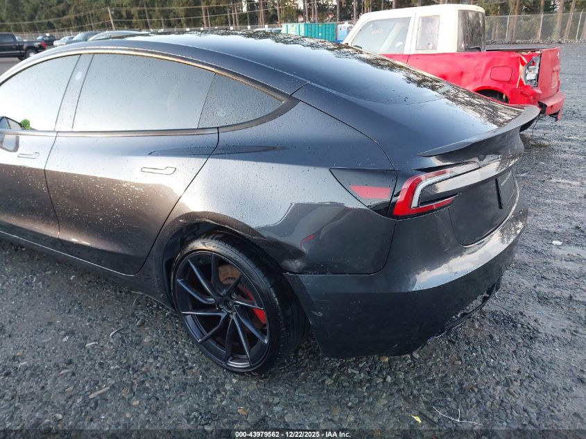 2024 Tesla Model 3 Performance All-Wheel Drive VIN: 5YJ3E1ET4RF767789 Lot: 43979562
