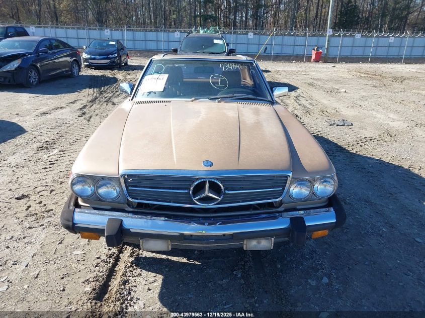 1984 Mercedes-Benz 380 Sl VIN: WDBBA45AXEA012235 Lot: 43979563