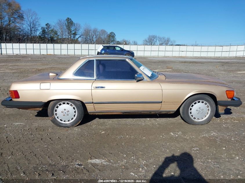 1984 Mercedes-Benz 380 Sl VIN: WDBBA45AXEA012235 Lot: 43979563