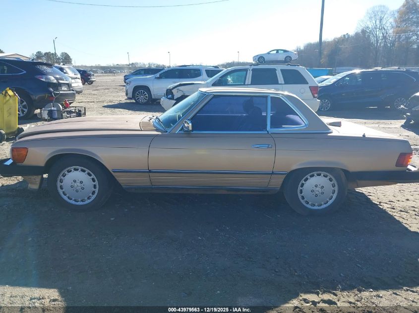 1984 Mercedes-Benz 380 Sl VIN: WDBBA45AXEA012235 Lot: 43979563