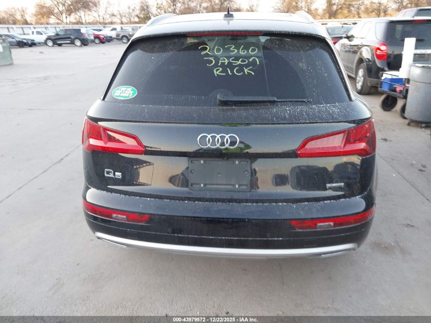 2020 Audi Q5 Premium 45 Tfsi Quattro S Tronic VIN: WA1ANAFY5L2035273 Lot: 43979572