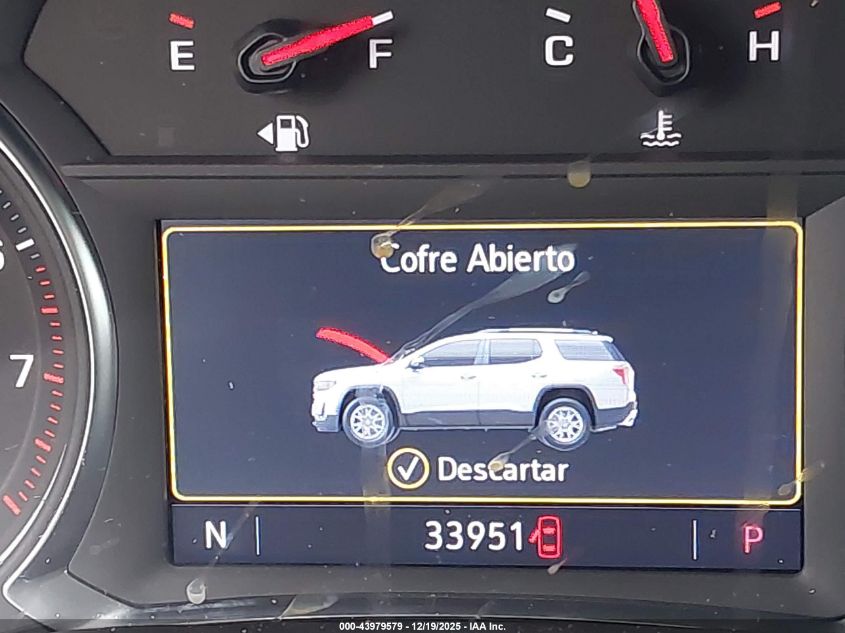 2023 GMC Acadia VIN: 01GKKNML44Z129966 Lot: 43979579