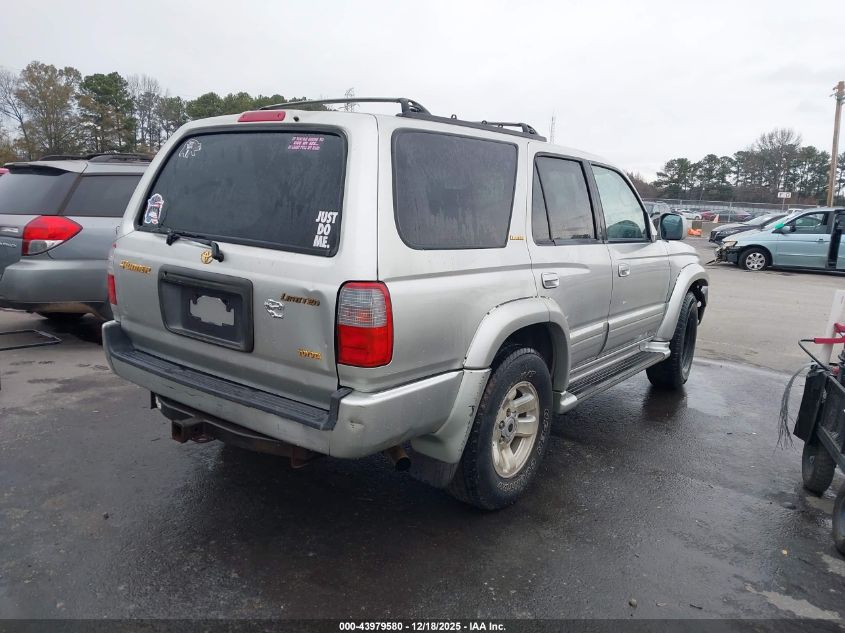 2000 Toyota 4Runner Limited V6 VIN: JT3GN87RXY0155352 Lot: 43979580