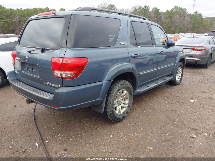 2005 Toyota Sequoia Sr5 V8 VIN: 5TDBT44A85S234725 Lot: 43979589