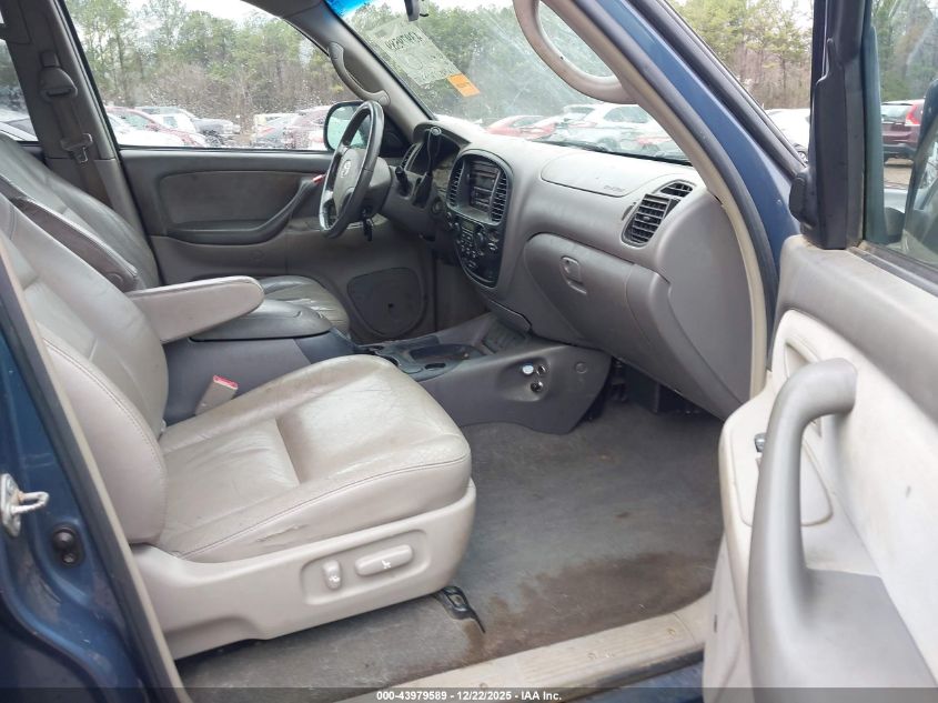 2005 Toyota Sequoia Sr5 V8 VIN: 5TDBT44A85S234725 Lot: 43979589