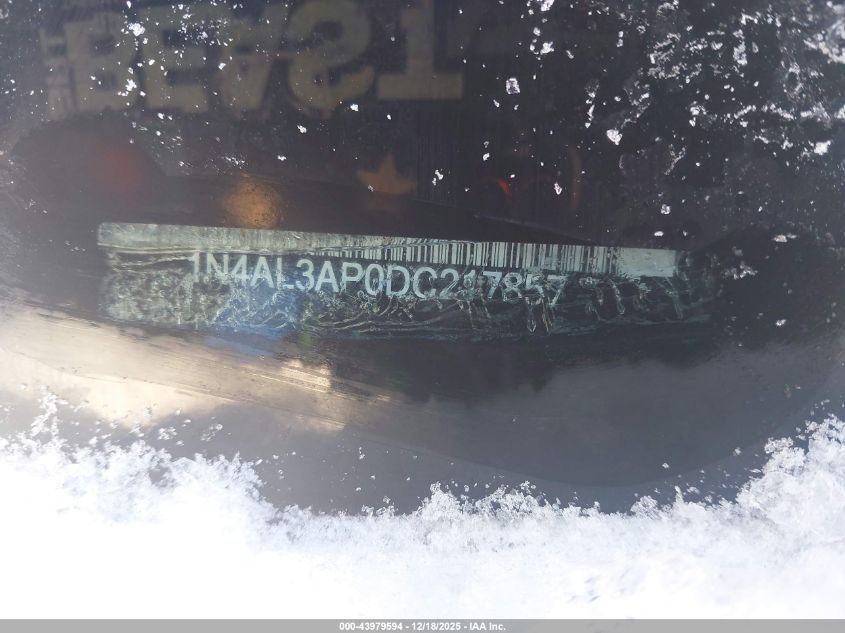 2013 Nissan Altima 2.5 Sv VIN: 1N4AL3AP0DC217857 Lot: 43979594