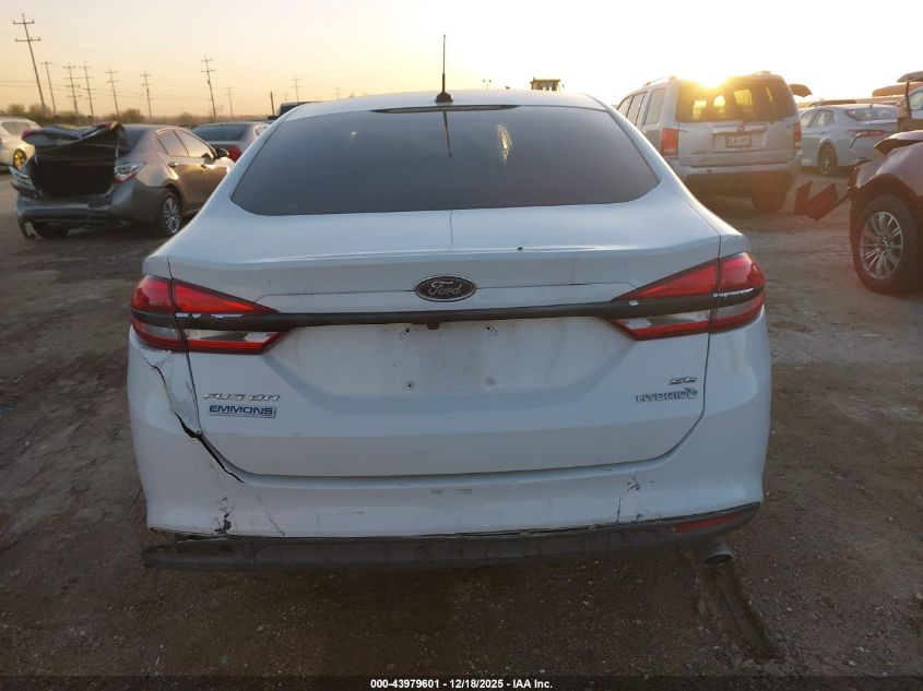 2018 Ford Fusion Hybrid Se VIN: 3FA6P0LU2JR209140 Lot: 43979601
