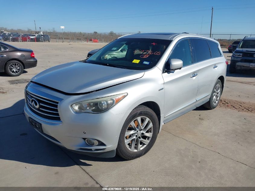 2014 Infiniti Qx60 Hybrid VIN: 5N1CL0MM3EC512497 Lot: 43979605