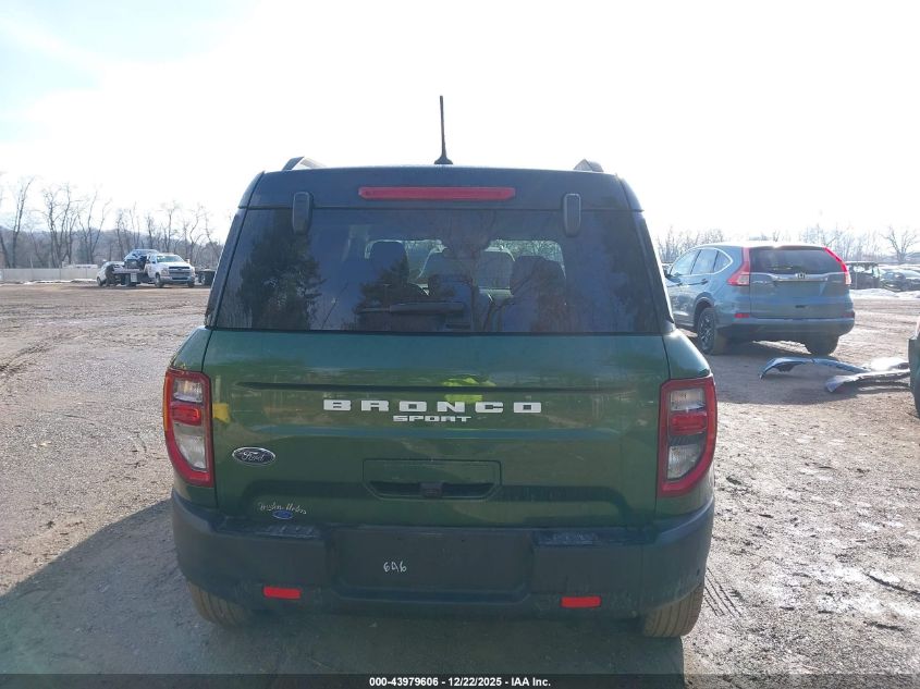 2024 Ford Bronco Sport Outer Banks VIN: 3FMCR9C6XRRE40646 Lot: 43979606