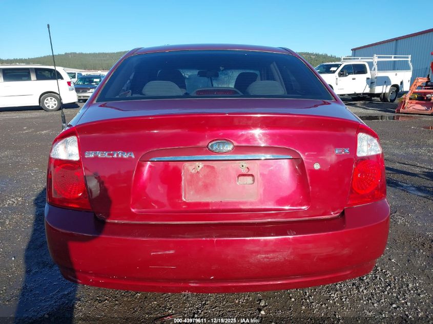 2006 Kia Spectra Ex/Lx/Sx VIN: KNAFE121765273372 Lot: 43979611