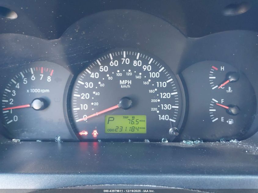 2006 Kia Spectra Ex/Lx/Sx VIN: KNAFE121765273372 Lot: 43979611