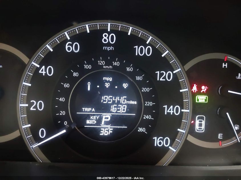 2013 Honda Accord Sdn Ex-L VIN: 1HGCR2F8XDA172310 Lot: 43979617