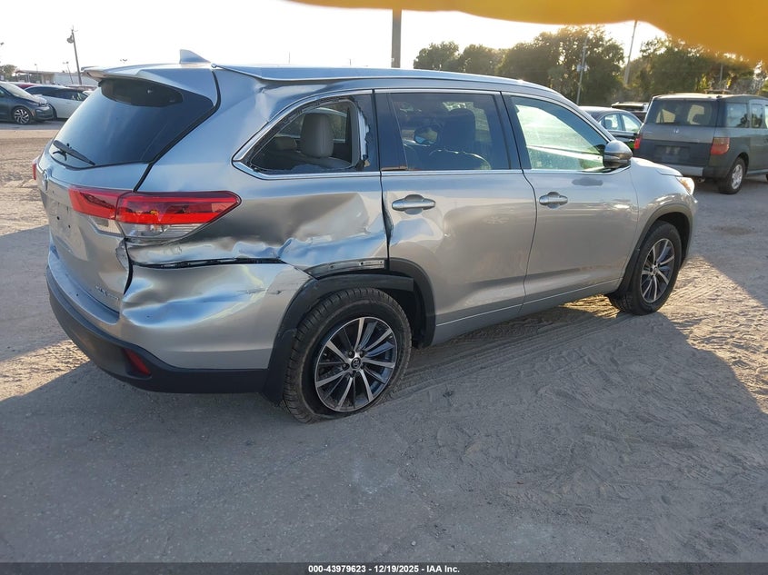 VIN 5TDJZRFH6HS424044 2017 TOYOTA HIGHLANDER XLE
