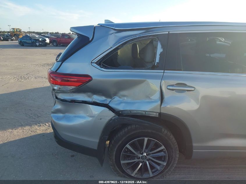 2017 Toyota Highlander Xle VIN: 5TDJZRFH6HS424044 Lot: 43979623