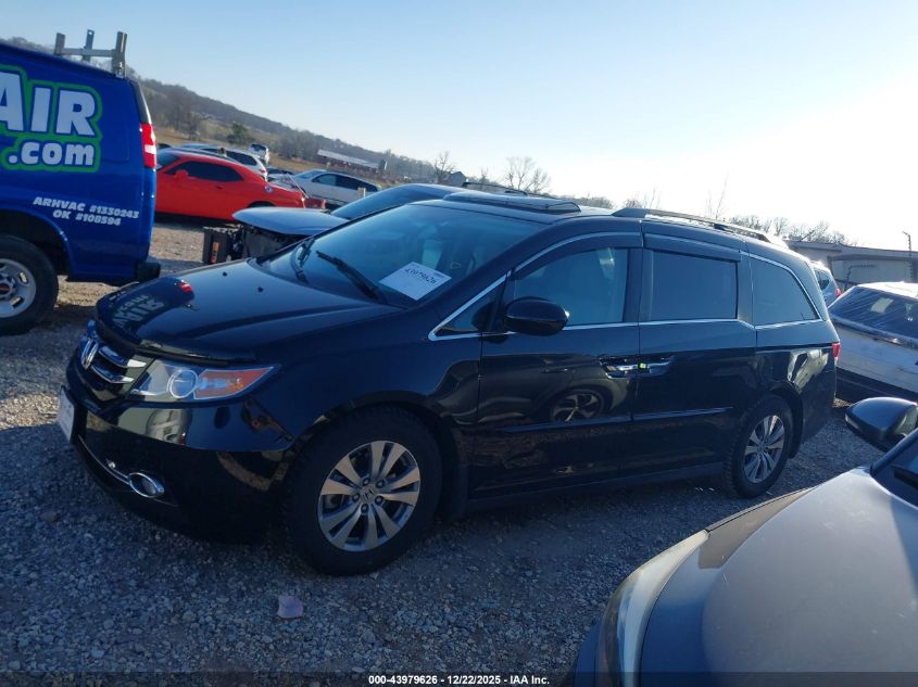 2016 Honda Odyssey Ex-L VIN: 5FNRL5H60GB040479 Lot: 43979626