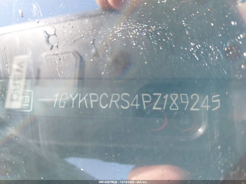 2023 Cadillac Xt6 Fwd Premium Luxury VIN: 1GYKPCRS4PZ189245 Lot: 43979638