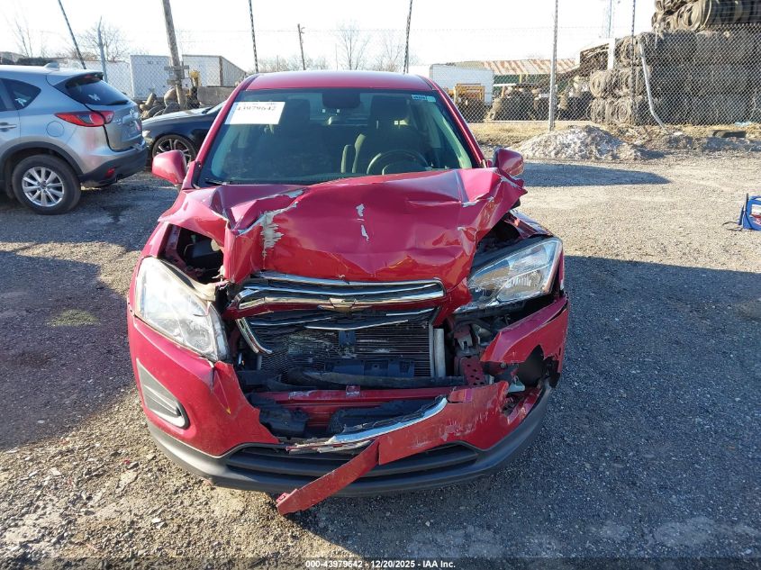 2015 Chevrolet Trax 1Ls VIN: KL7CJKSB0FB245038 Lot: 43979642