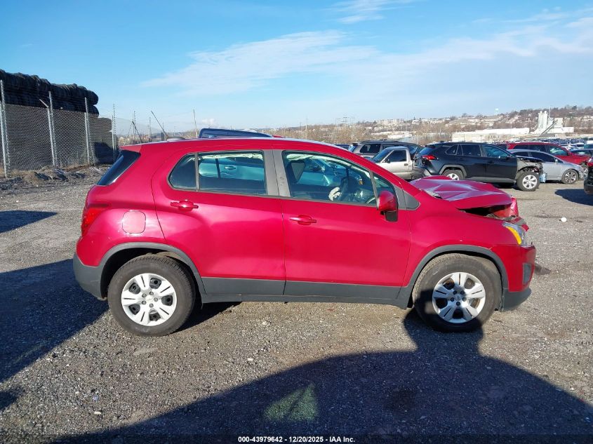 2015 Chevrolet Trax 1Ls VIN: KL7CJKSB0FB245038 Lot: 43979642