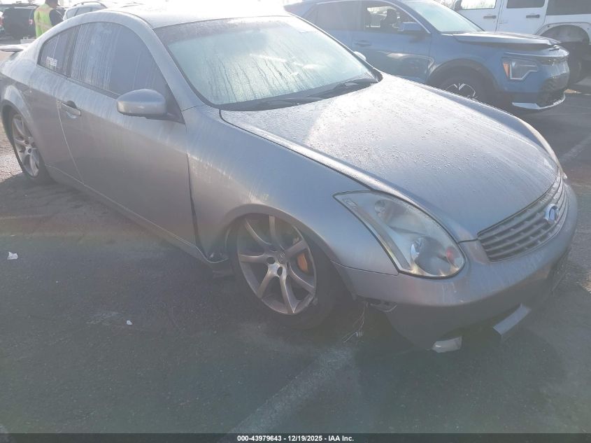 2003 Infiniti G35 Base W/6 Speed Manual VIN: JNKCV54E73M208230 Lot: 43979643