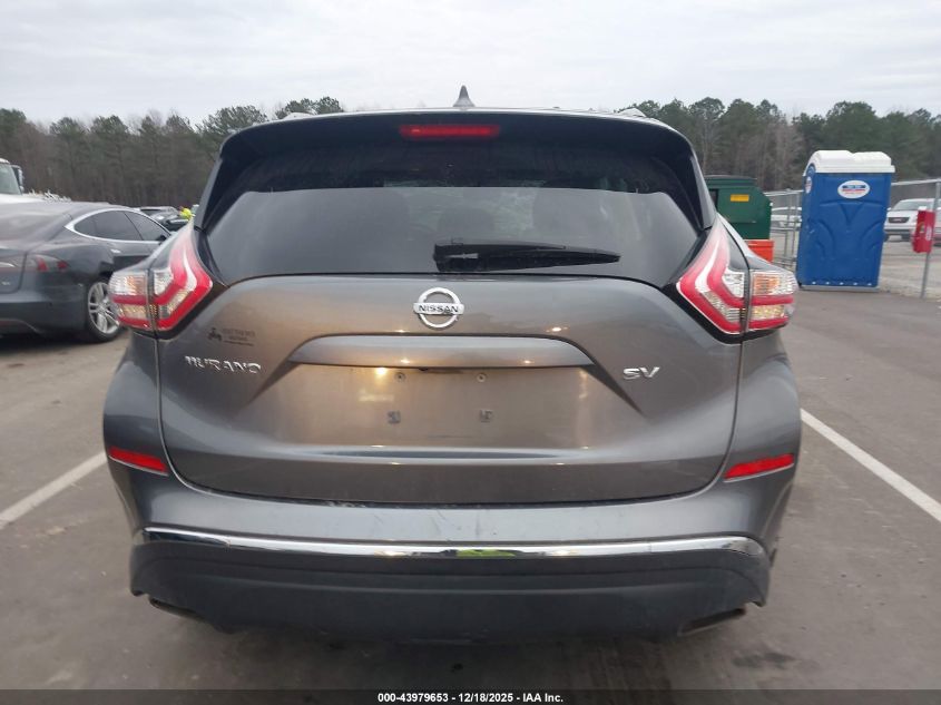 2017 Nissan Murano Sv VIN: 5N1AZ2MG1HN203700 Lot: 43979653
