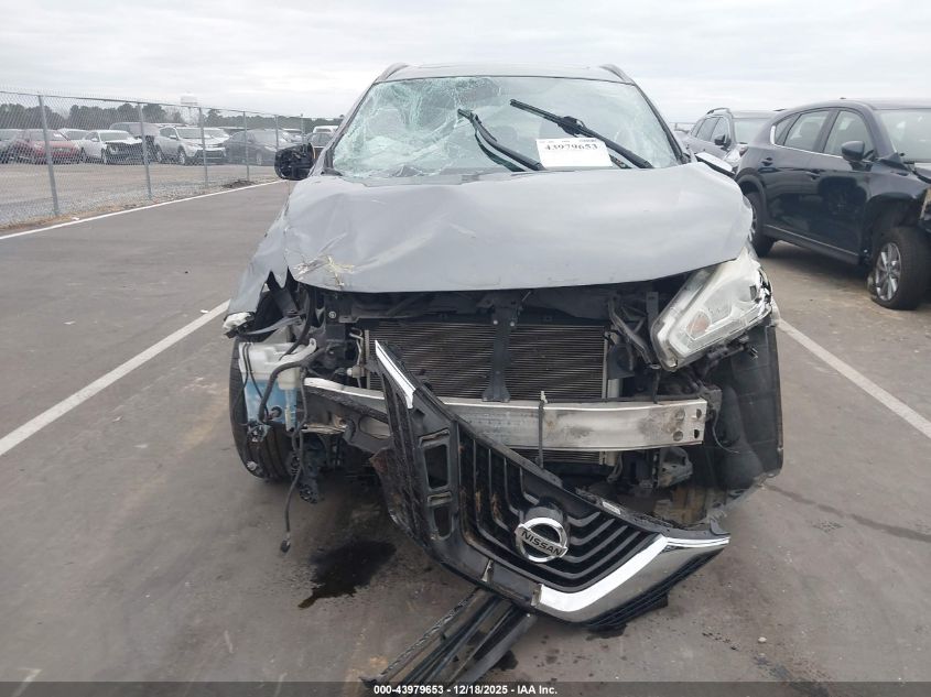 2017 Nissan Murano Sv VIN: 5N1AZ2MG1HN203700 Lot: 43979653