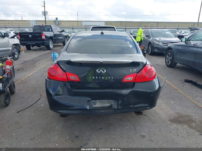 2012 Infiniti G37 Journey VIN: JN1CV6AP2CM629241 Lot: 43979668