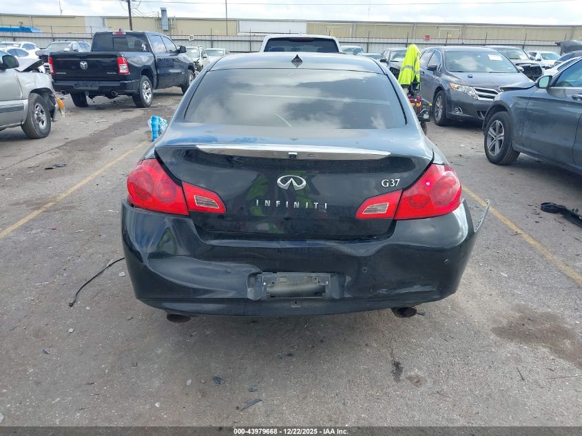 2012 Infiniti G37 Journey VIN: JN1CV6AP2CM629241 Lot: 43979668