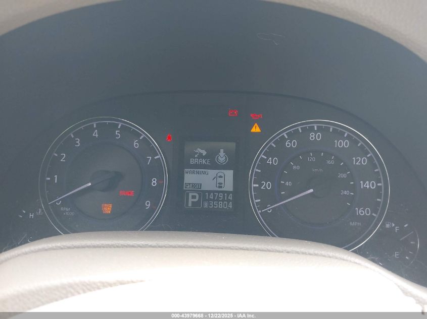 2012 Infiniti G37 Journey VIN: JN1CV6AP2CM629241 Lot: 43979668