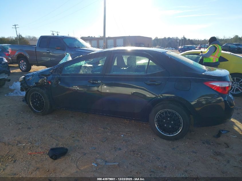 2015 Toyota Corolla Le VIN: 2T1BURHE2FC360922 Lot: 43979681