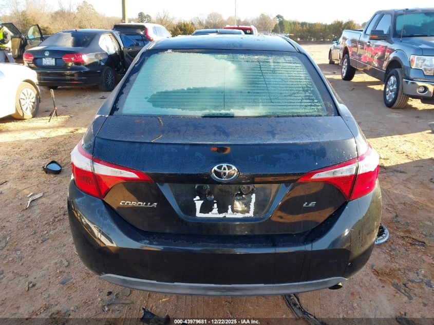 2015 Toyota Corolla Le VIN: 2T1BURHE2FC360922 Lot: 43979681