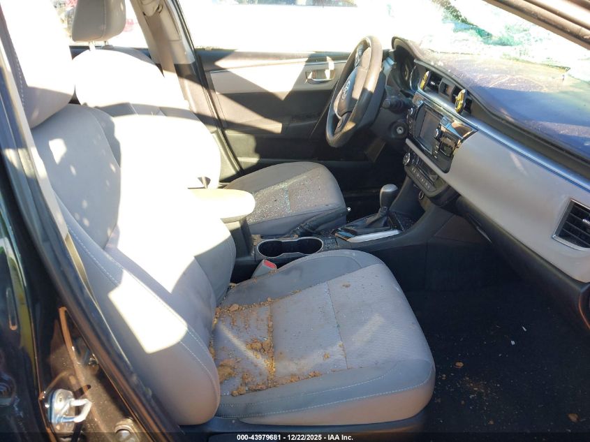 2015 Toyota Corolla Le VIN: 2T1BURHE2FC360922 Lot: 43979681