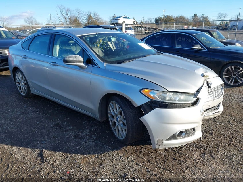3FA6P0K93DR247008 2013 Ford Fusion Titanium auction photo 1