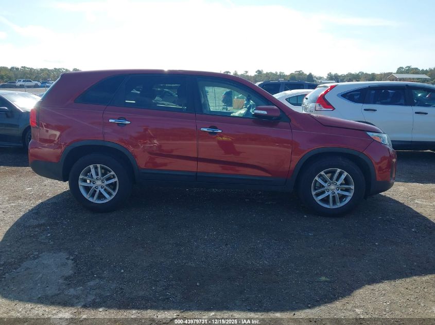 2015 Kia Sorento Lx VIN: 5XYKT3A61FG615325 Lot: 43979731