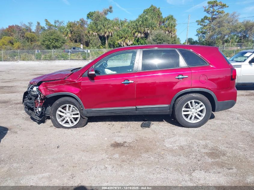 2015 Kia Sorento Lx VIN: 5XYKT3A61FG615325 Lot: 43979731